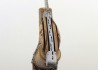 Rounded forged Laguiole knife, Juniper and Ebony wood handle image 17