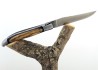 Rounded Laguiole Knife, Ebony and Sicilian Olivewood handle image 6