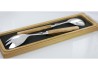 Discover the elegance of the Laguiole salad serving set — handcrafted French quality with a timeless design. Laguiole Salad Serv