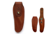 Brown Leather Case for Laguiole knife image 1