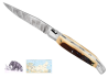 Laguiole Knife Ivory Crust of Mammoth's Tusk Handle image 1