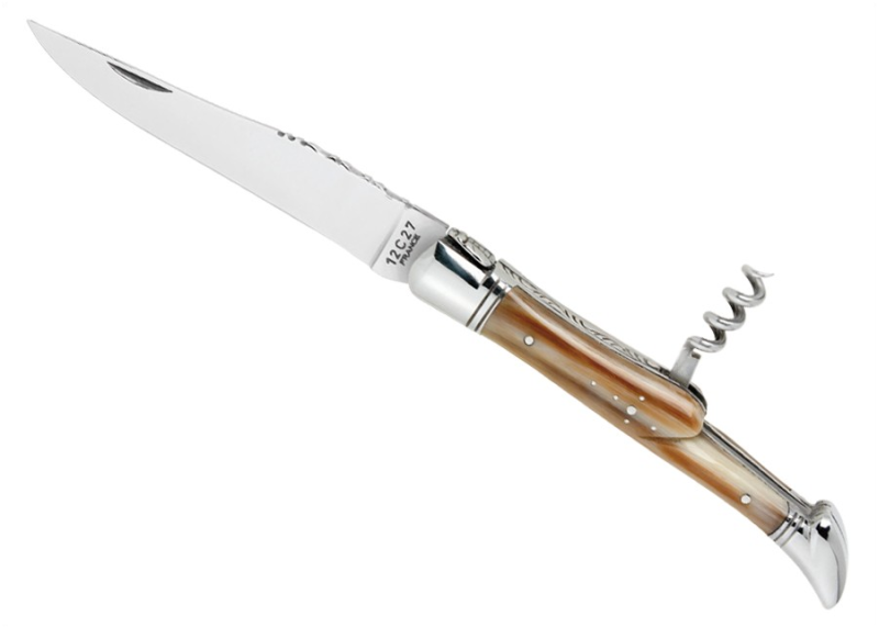 Laguiole corkscrew Blond Horn Handle image 1