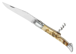 Laguiole corkscrew Ram's Horn Handle image 1