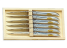 laguiole set, laguiole knives, with its Aluminium handle image 1