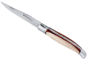 Rounded Laguiole Knife Cocobolo wood and Wavy Maple wood handle image 1