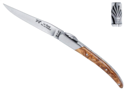 Race knife with its Sicilian Olive wood Handle image 1