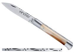 Roquefort knife with blond horn tip handle image 1