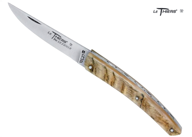Traditional Thiers Knife, Ram's Horn handle image 1