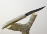 Forged laguiole knife, with its Natural Ram's Horn Full Handle. image 1