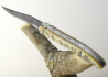 Forged laguiole knife, with its Natural Ram's Horn Full Handle. image 3