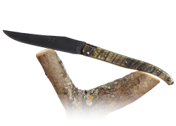 Forged laguiole knife, with its Natural Ram's Horn Full Handle. image 5