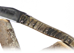 Forged laguiole knife, with its Natural Ram's Horn Full Handle. image 6