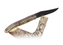 Forged laguiole knife, with its Natural Ram's Horn Full Handle. image 8
