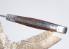 Laguiole, lame Damas forgée artisanale, manche en Bois de Fer image 10