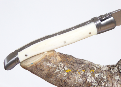 Couteau Laguiole Forgé, Manche en Os, lame traditionnelle image 10