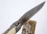 Laguiole Knife with Damascus Blade Ivory of Mammoth's Handle image 6