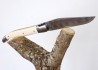 Laguiole Knife with Damascus Blade Ivory of Mammoth's Handle image 9