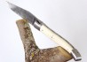 Laguiole Knife with Damascus Blade Ivory of Mammoth's Handle image 14