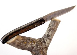 Couteau Laguiole, Damas forgée, manche en Corne de Buffle image 5