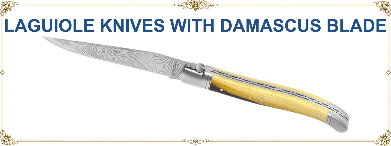 Laguiole Damascus blade